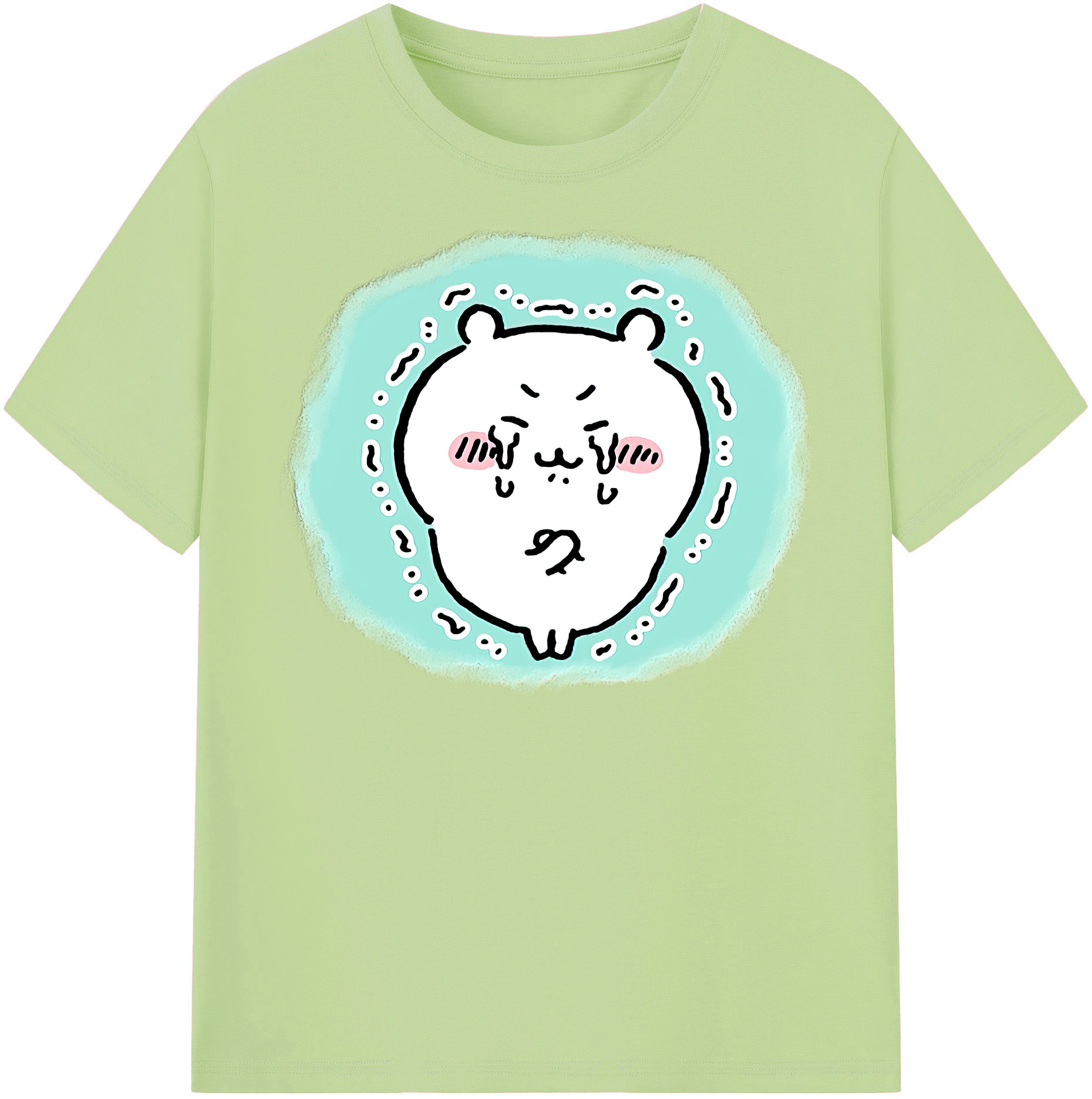 （画像用） ちいかわ ちいかわ Chii-kawa chiikawa 綿100％半袖Tシャツ（フロントプリント）